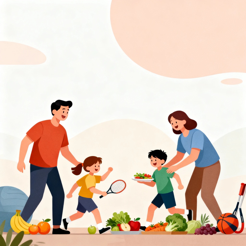 Dicas para uma Vida Saudável em Família